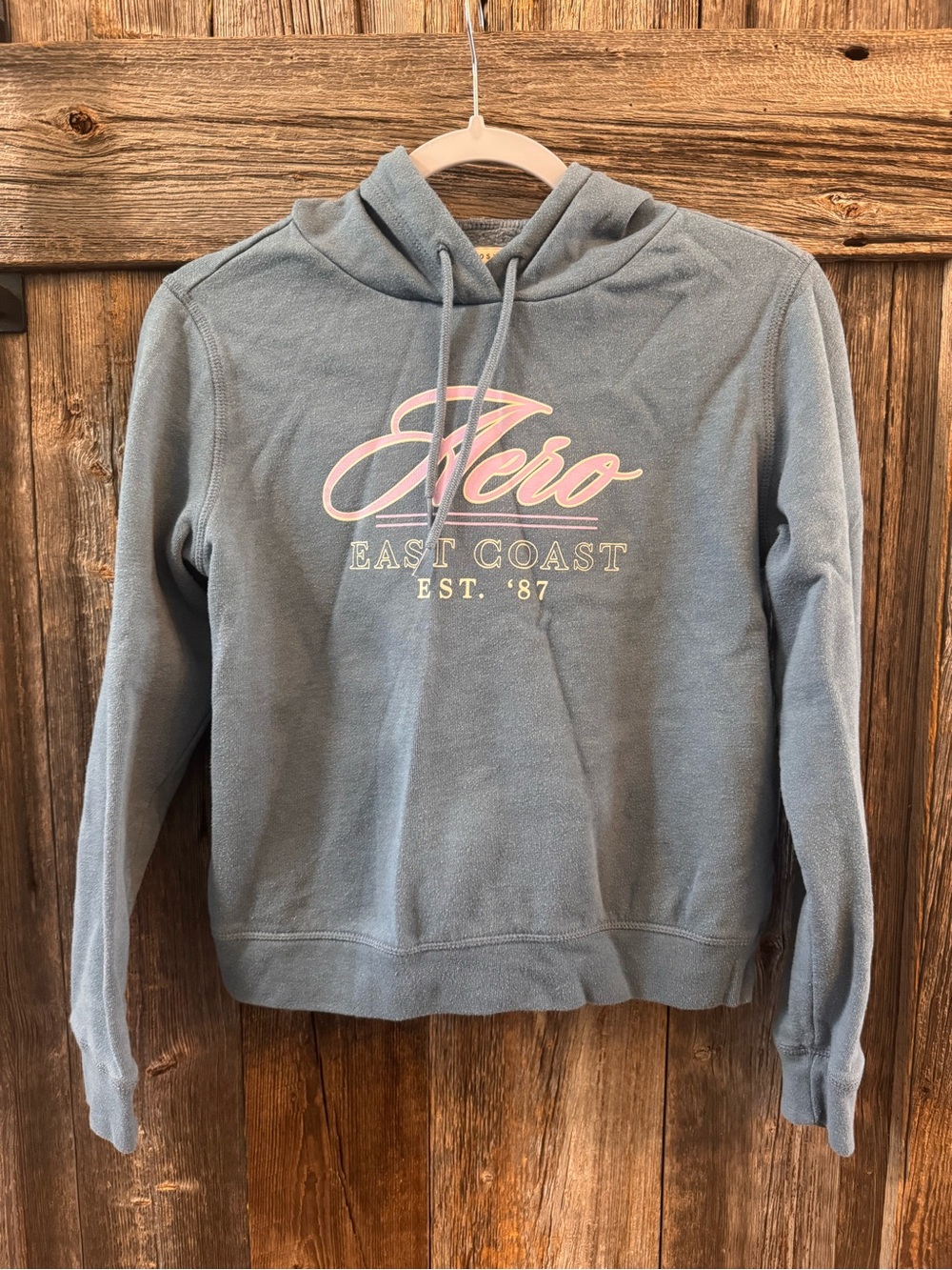 Aéropostale Aero East Coast Hoodie Women’s Small Gray Pullover Sweatshirt